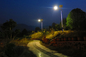 Luzes de rua postas solares personalizadas auto vida útil 12V/24V longa de 4200k do diodo emissor de luz 55W fornecedor