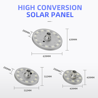 200W Ufo Solar Garden Lights Planet Style 10 Heads D532mm Outdoor