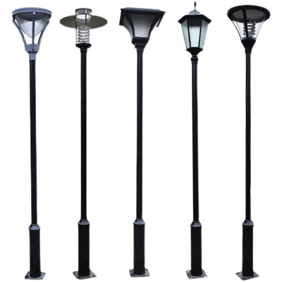 A cerca Decorative Garden Pole do pátio ilumina 240x240x8MM postos solares 220-230V